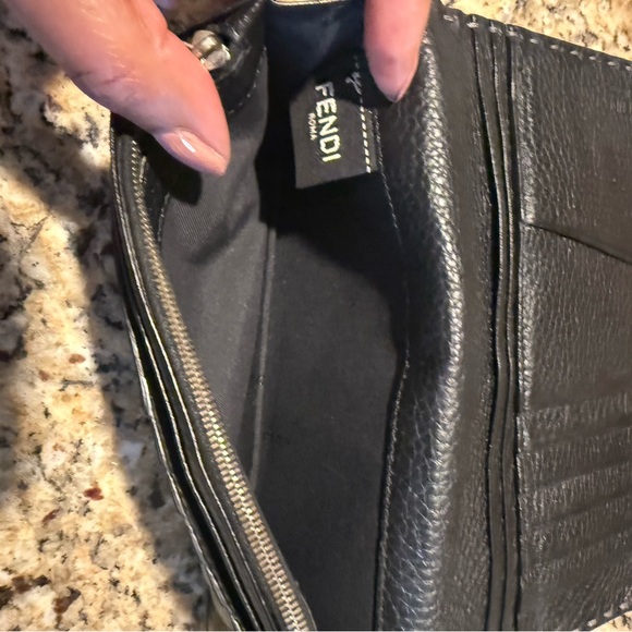 Fendi Grey Selleria Long Wallet - Picture 6 of 9